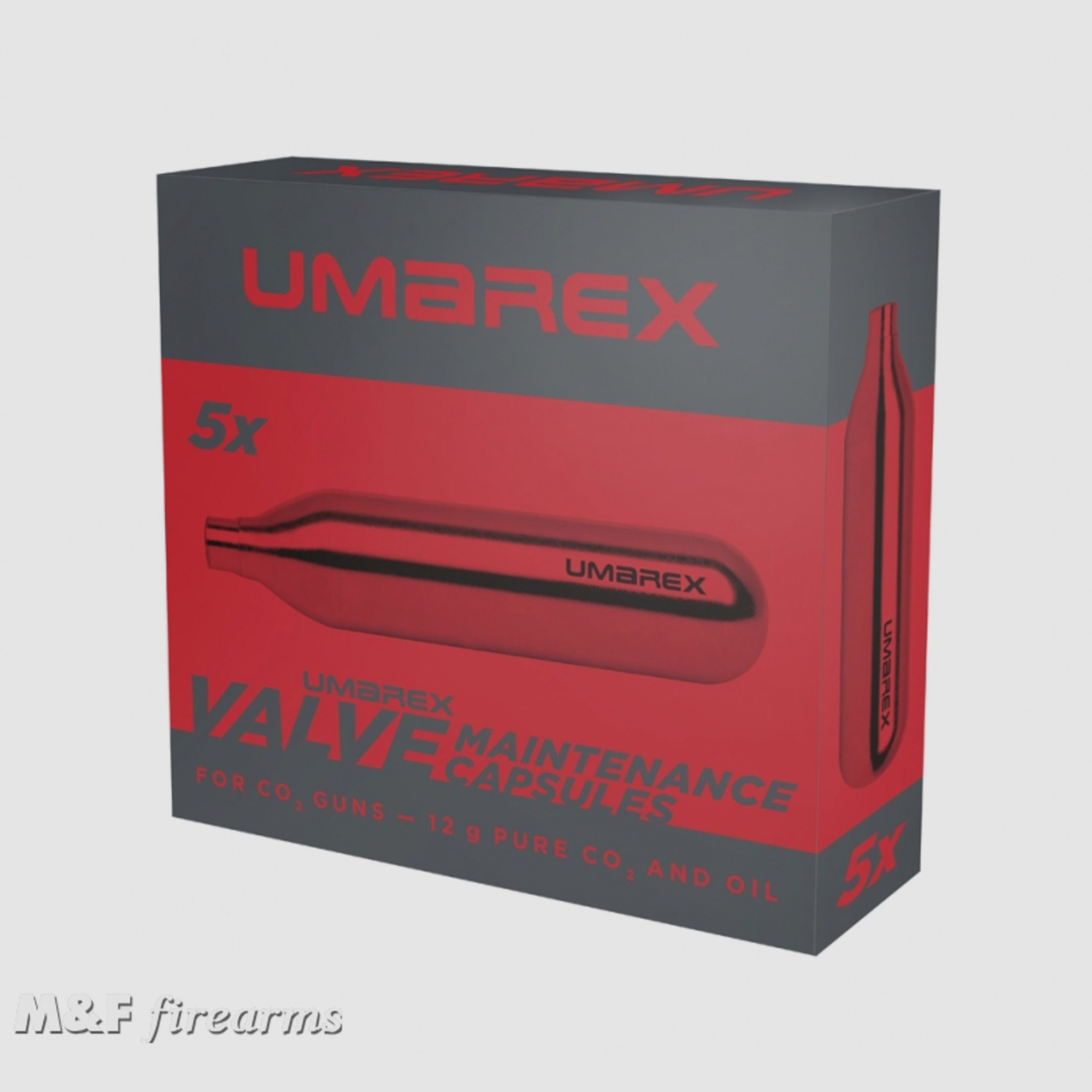 Umarex 12G Co2 Wartungskapseln 5 Stück in Schachtel Valve Maintenance Capsules
