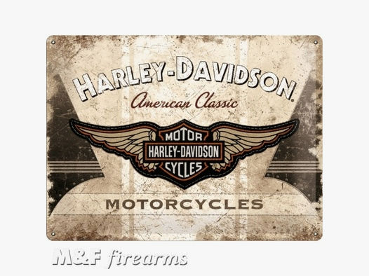 Harley-Davidson "American Classic" Blechschild 30x40cm von Nostalgic-Art