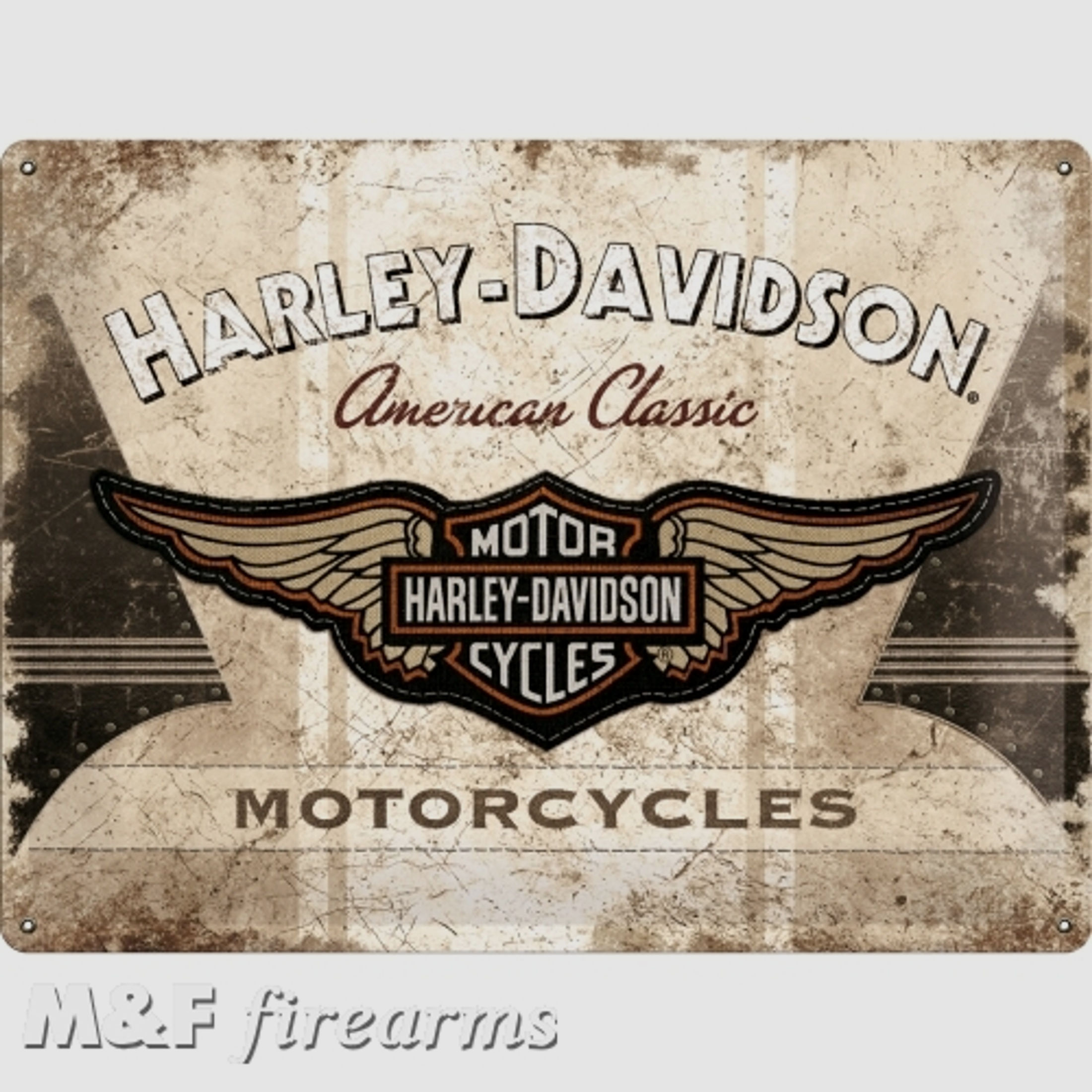 Harley-Davidson "American Classic" Blechschild 30x40cm von Nostalgic-Art