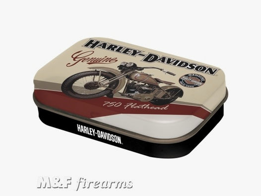 Harley-Davidson "Flathead" Pillendose ca. 6x4x2cm von Nostalgic-Art
