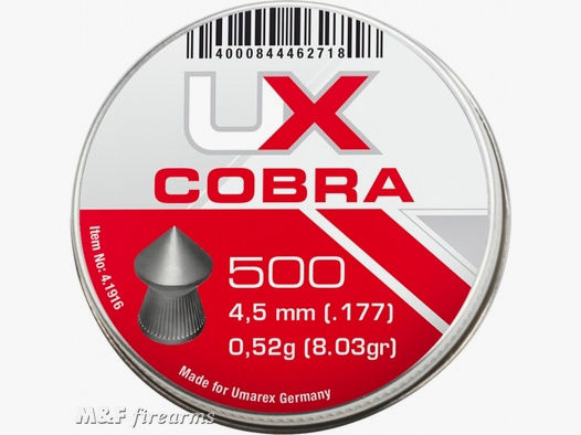 Umarex Cobra Diabolo Cal. 4,5 mm (.177) 500 Stück