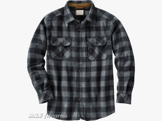 Lumberjack Shirt im Holzfäller-Stil mit herausnehmbarem Innenfutter Protektoren und Aramidfaserverstärkung Grau-Schwarz