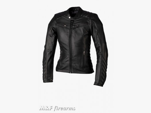 Damen RST Roadster 3 CE Biker Leather Jacket - Black Größen XS - 3XL