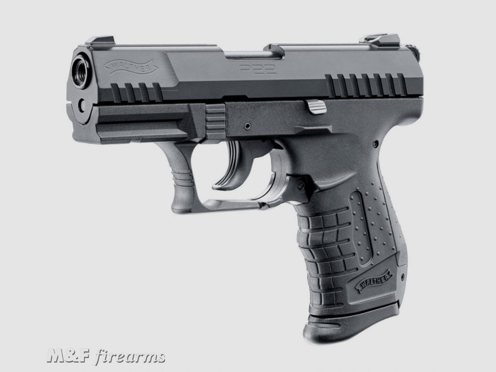 Walther P22 Ready Kaliber 9mm P.A.K. Schreckschusspistole zur Selbstverteidigung entwickelt