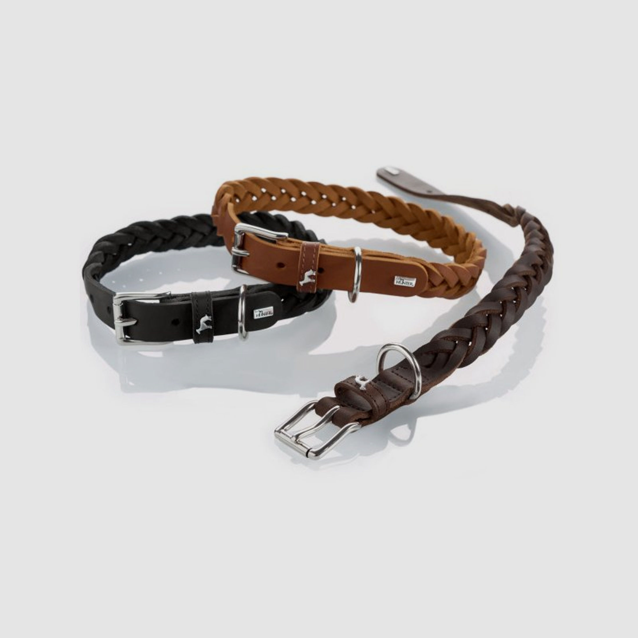 Hunter Halsband Solid Education Special Braun 45 cm/S