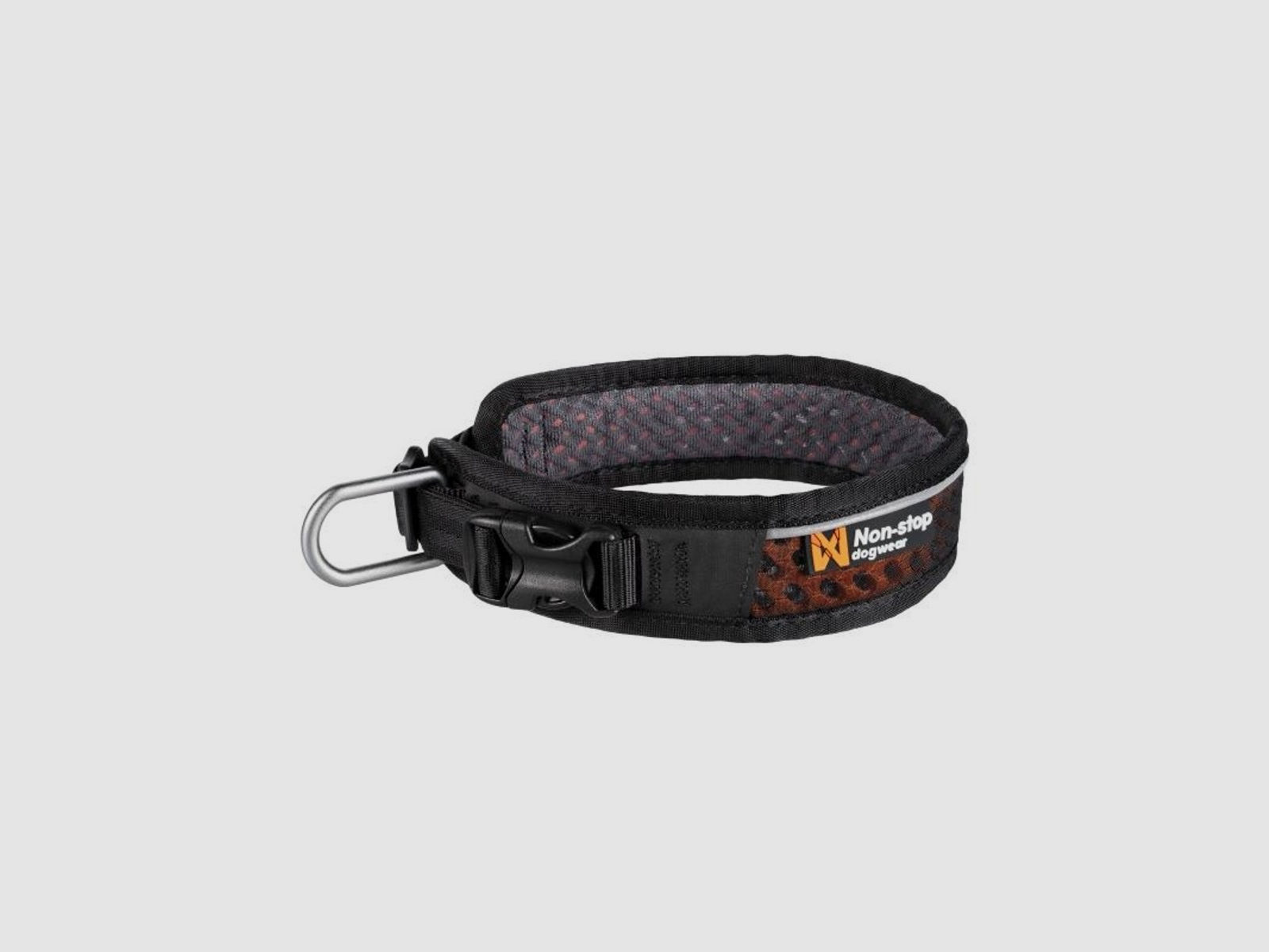 Non-stop dogwear Halsband Rock Adjustable Collar Schwarz L