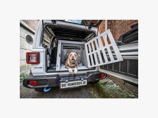 Die Hundebox Hundetransportbox Small Grau Metallic