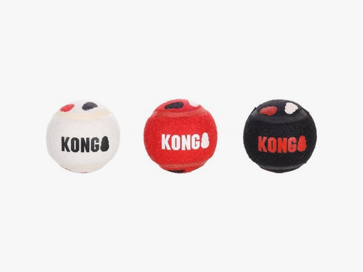Kong Hundespielzeug Signature Sport Balls 3er Pack XS