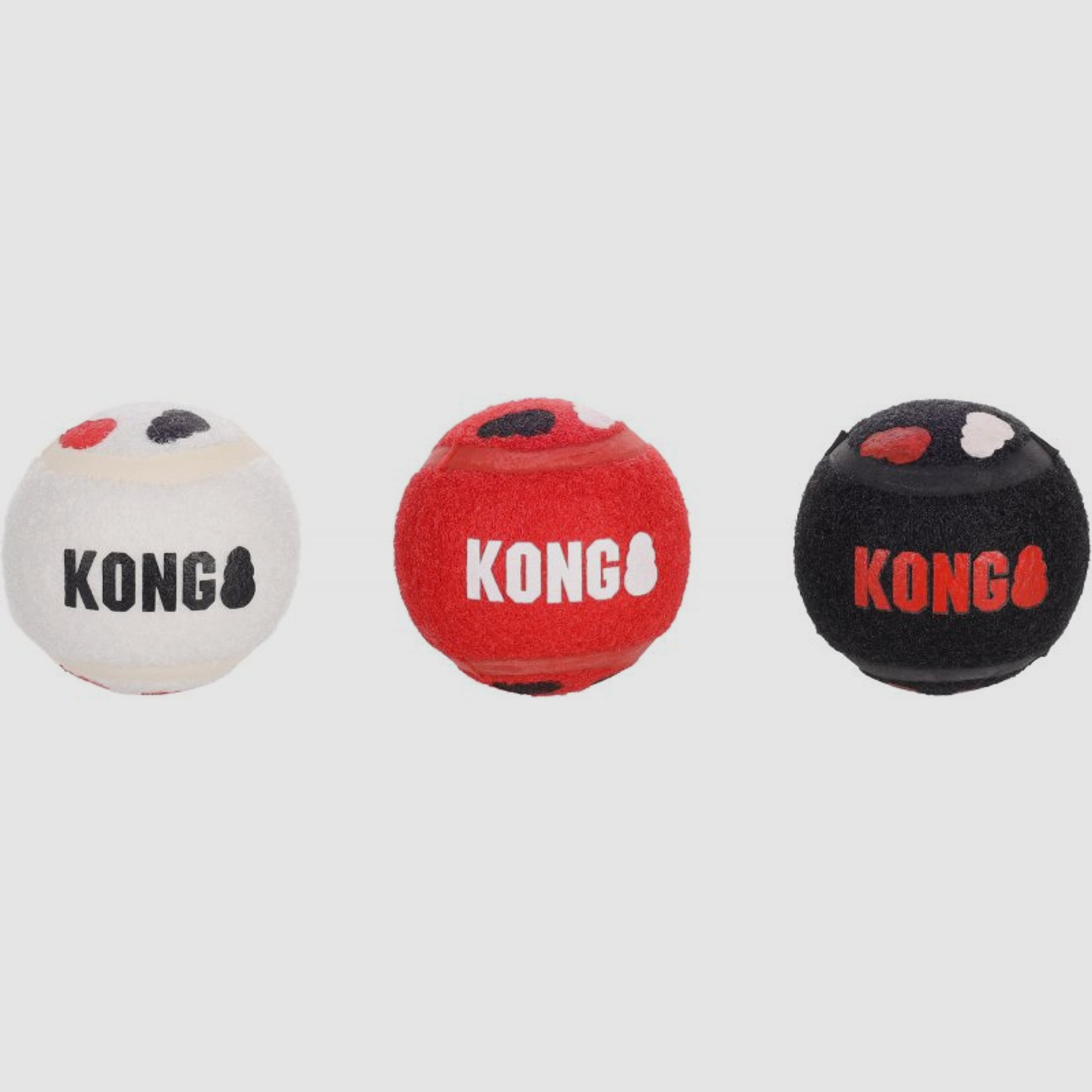 Kong Hundespielzeug Signature Sport Balls 3er Pack S