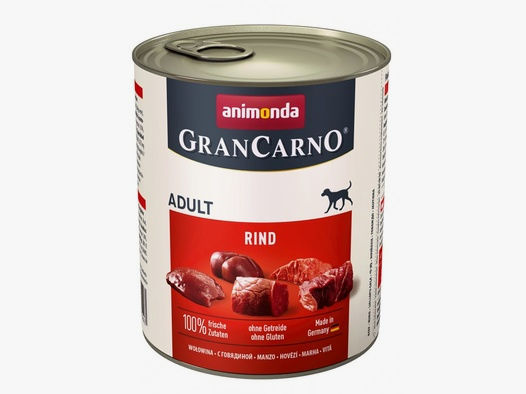 Animonda Hunde Nassfutter GranCarno Adult Rind 800 g