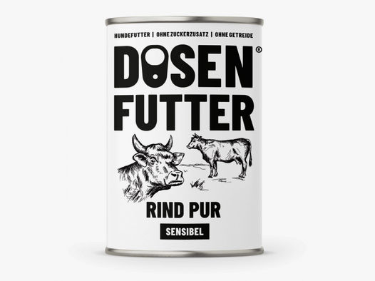 Schnauze&Co Hunde Nassfutter Rind Pur Sensibel 400g