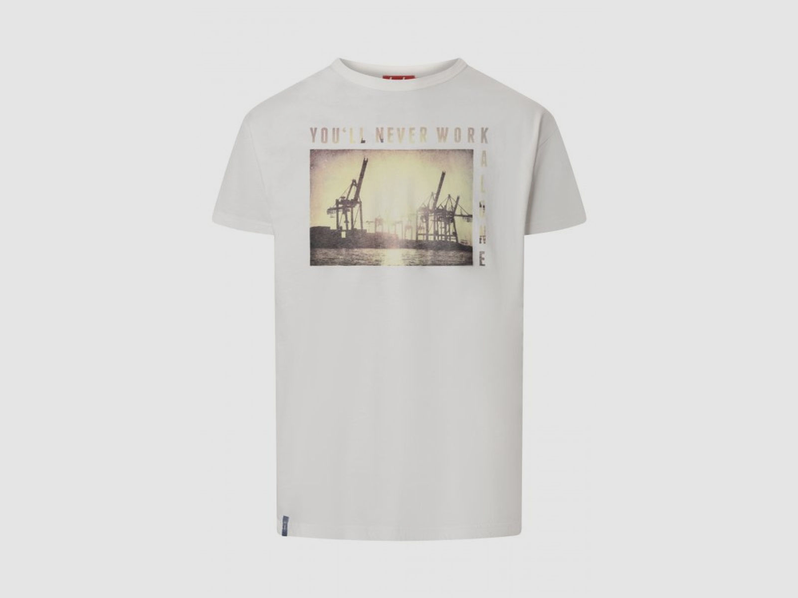 Derbe Herren T-Shirt Hafen Off White XL