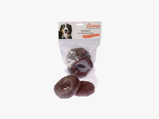 Corwex Hundesnack Doppel-Donut mit Pferd 2er-Pack 250g