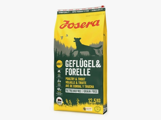 Josera Hunde Trockenfutter Geflügel & Forelle 12,5kg
