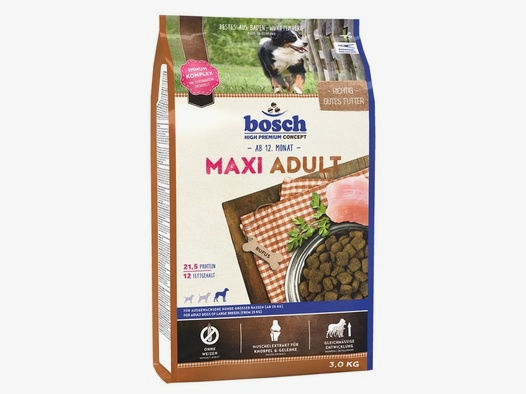 Bosch Hunde Trockenfutter Maxi Adult 3kg