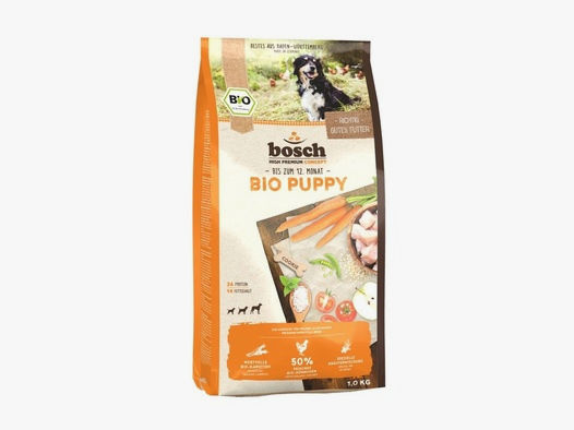 Bosch Welpen Trockenfutter Bio Puppy Hühnchen & Karotten 1kg