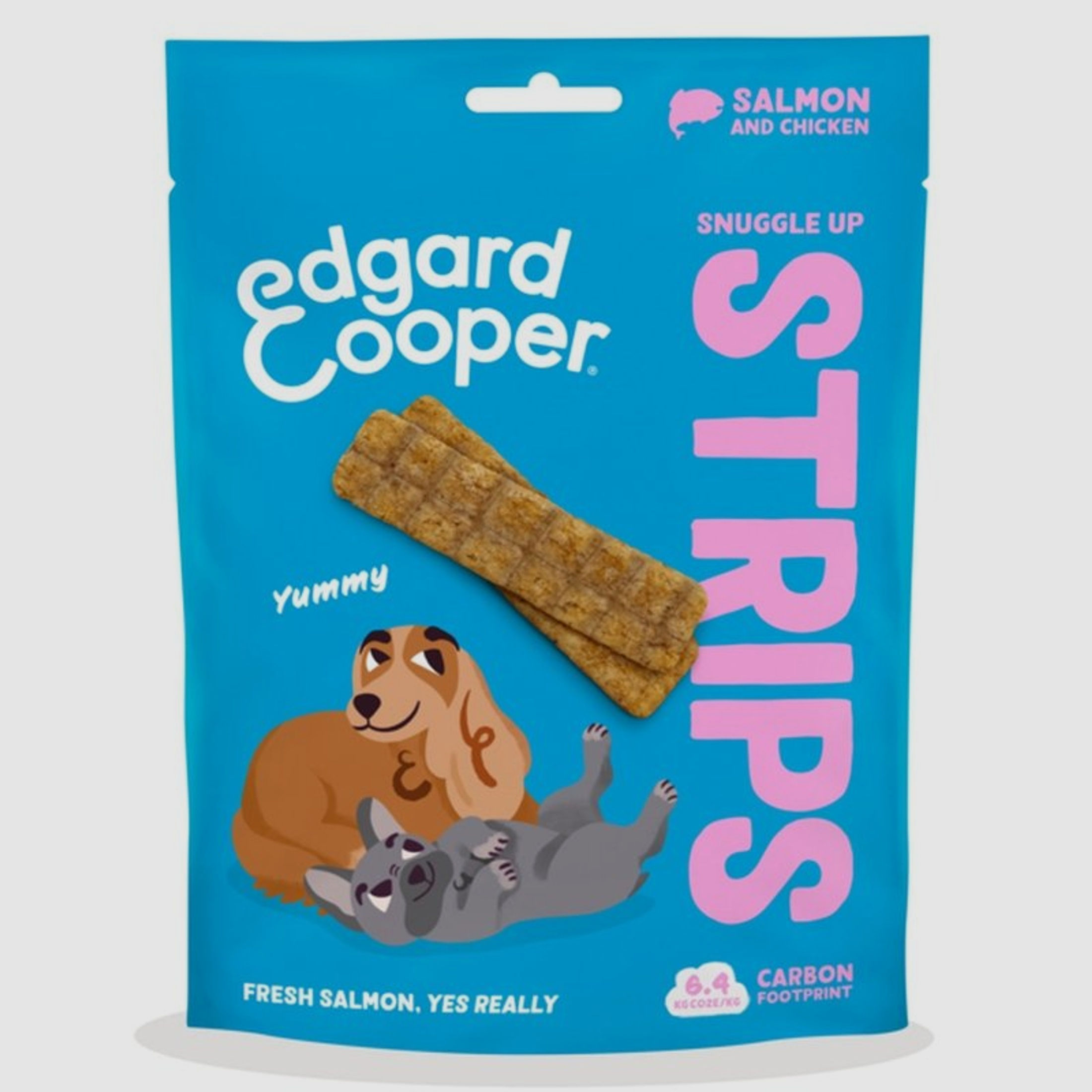 Edgard & Cooper Hundesnacks Snuggle Up Stripes Lachs und Huhn 75g
