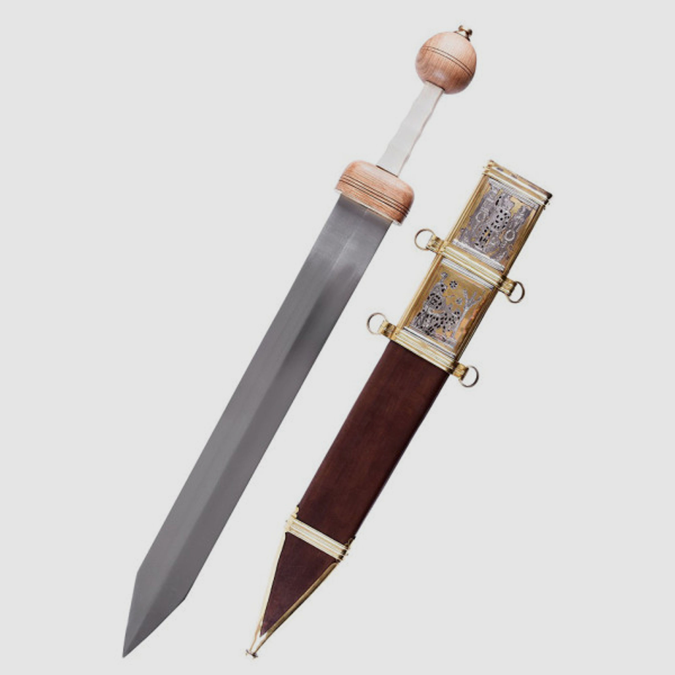 Gladius Typ Pompeji Schwert mit Scheide