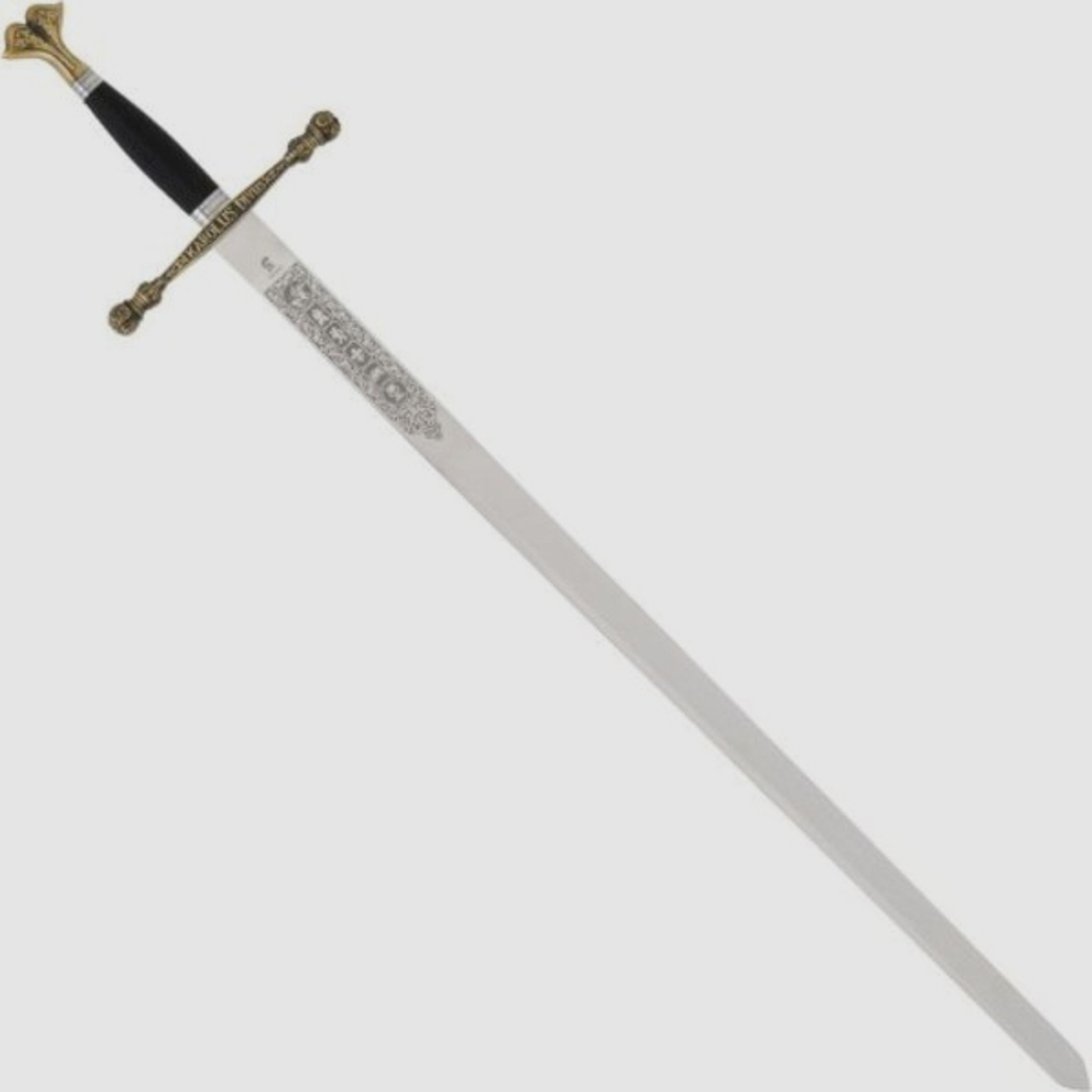Schwert Kaiser Karl V. mit Metall Griff