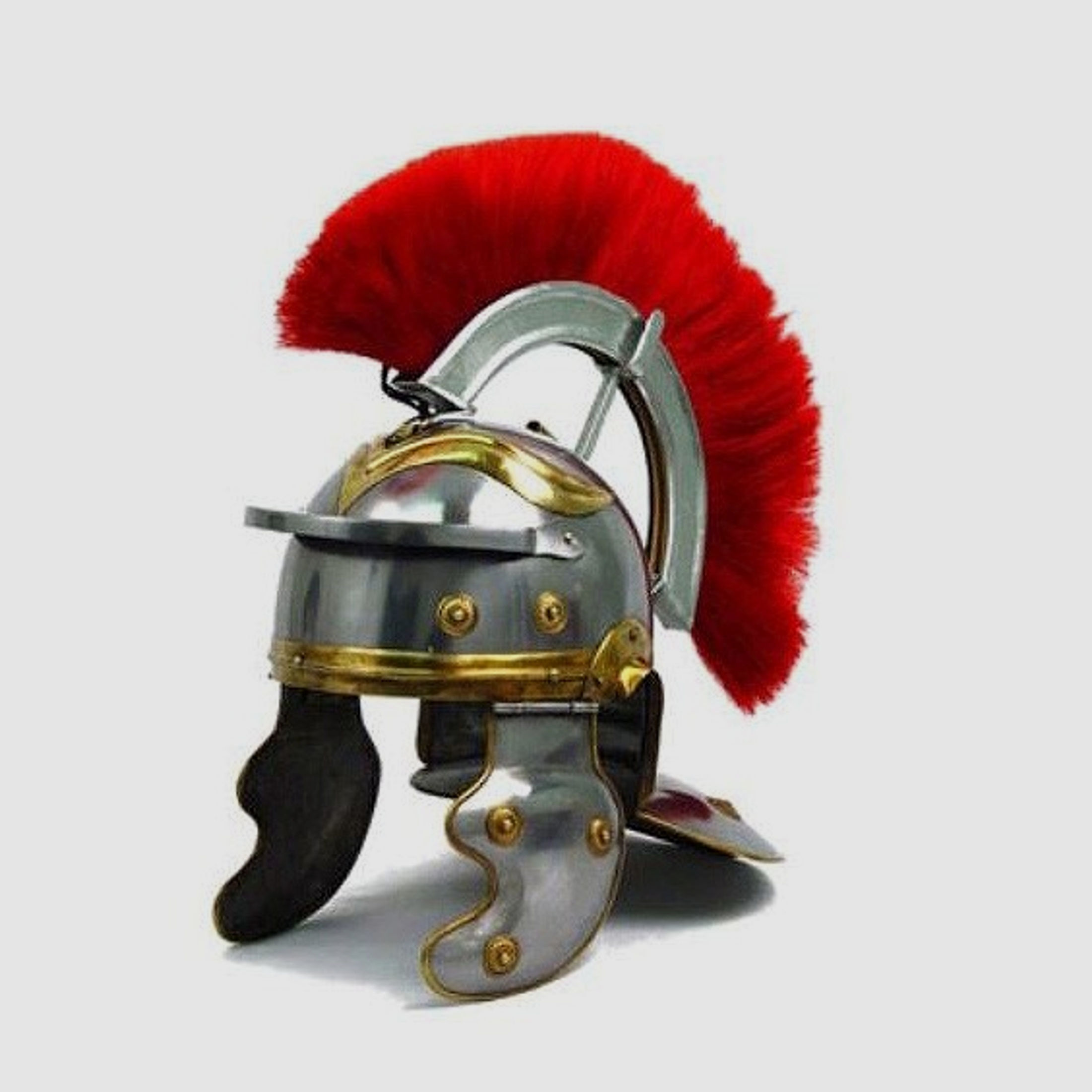 Römischer Centurio Helm mit roter Crista
