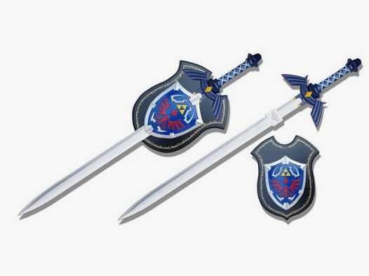 Zelda Twilight Princess Schwert mit Wandhalterung