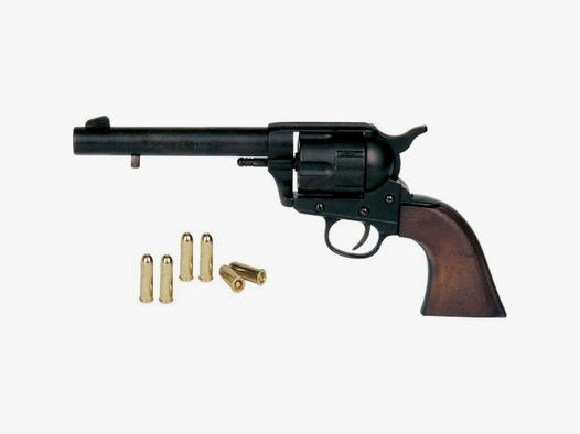 Western Revolver 45 Peacemaker schwarz
