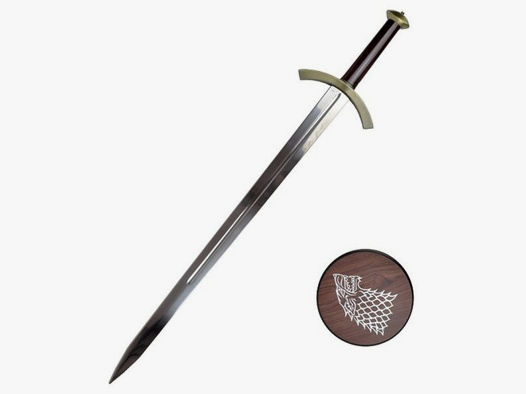 Robb Starks Schwert und Wandhalterung