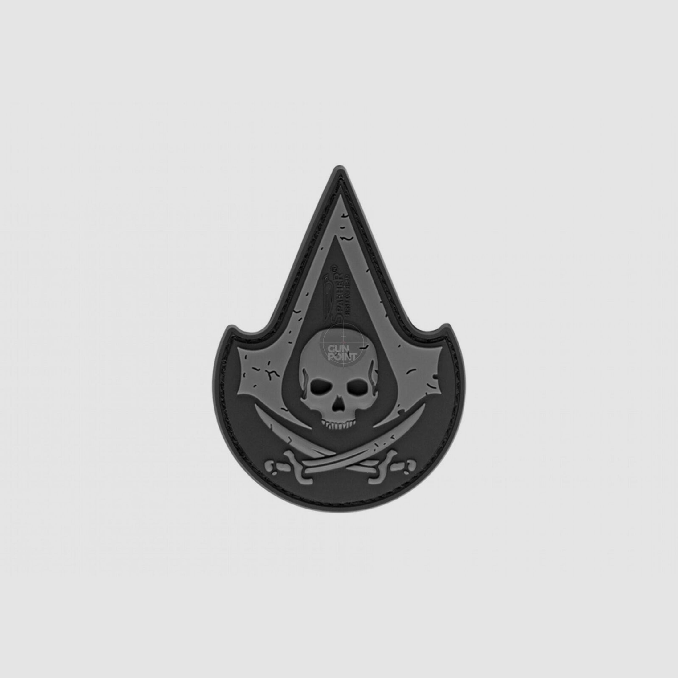 JTG Assassin Skull Rubber Patch-SWAT
