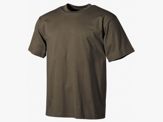 US T-Shirt, halbarm, oliv,170 g/m² - Größe: XL