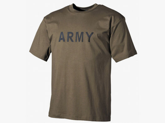 T-Shirt, bedruckt, Army",oliv - Größe: XL"