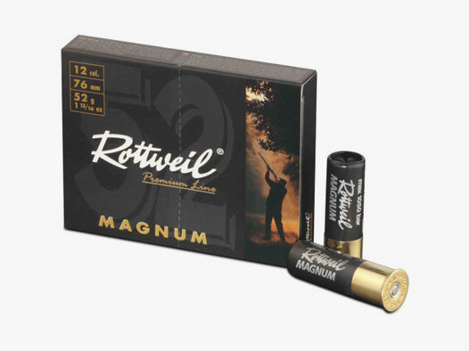 Rottweil Schrotpatronen Magnum 12/76 - 3,7 mm