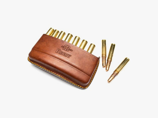 Rigby Patronen-Gürtelfutteral "Quick Load Leather Bullet Pouch"