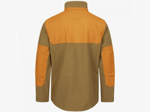 Softshell Jacke Tackle, Farbe Rubber Brown/Blaze Orange 3XL