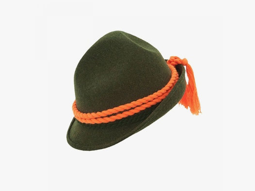 Dreispitz Hut mit Kordel, Farbe Oliv