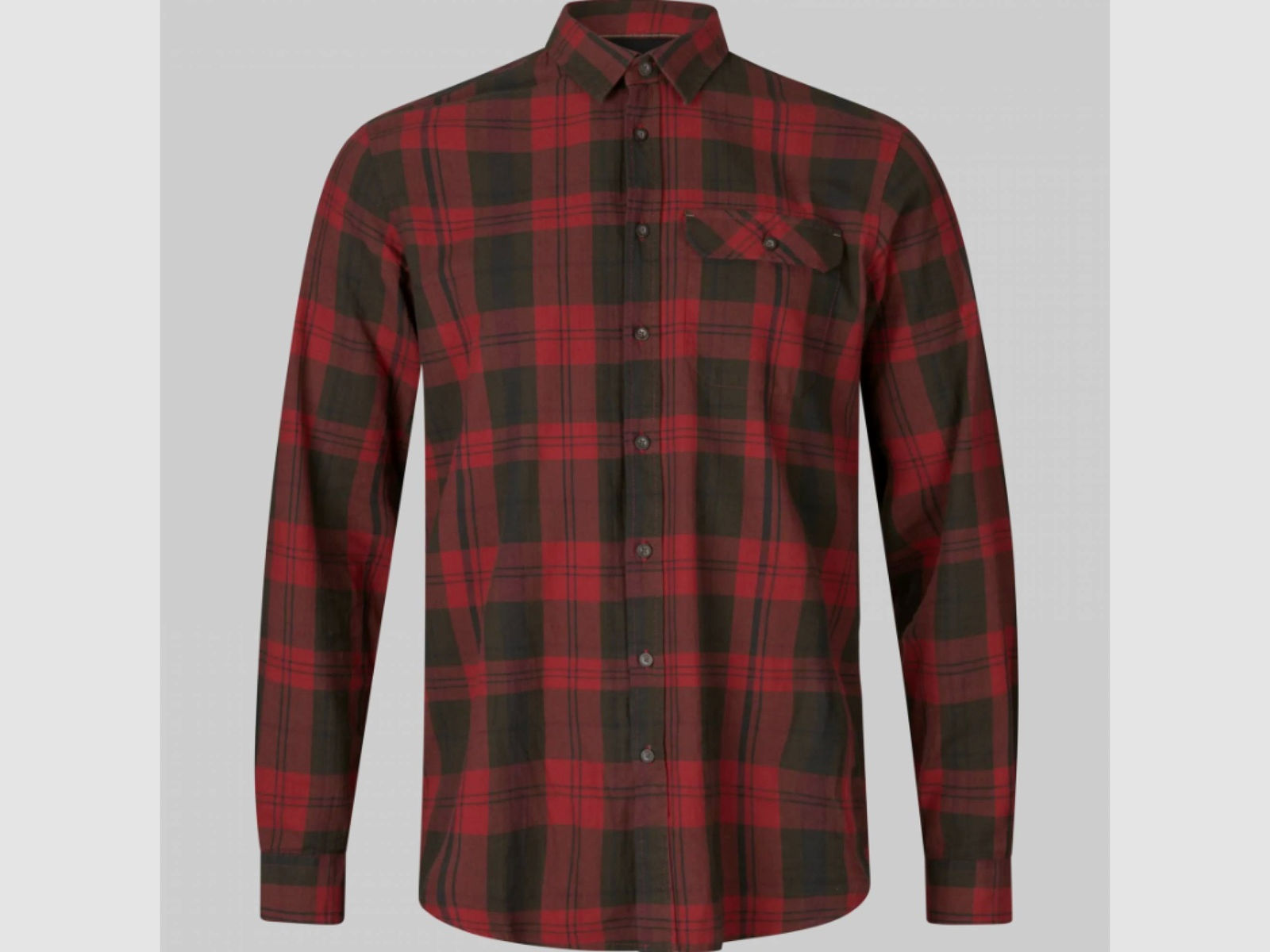 Seeland Herrenhemd Highseat, Farbe Red forest check 2XL