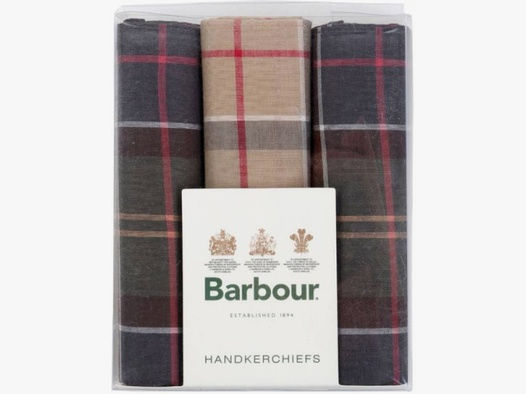 Barbour Taschentücher 3-Pack