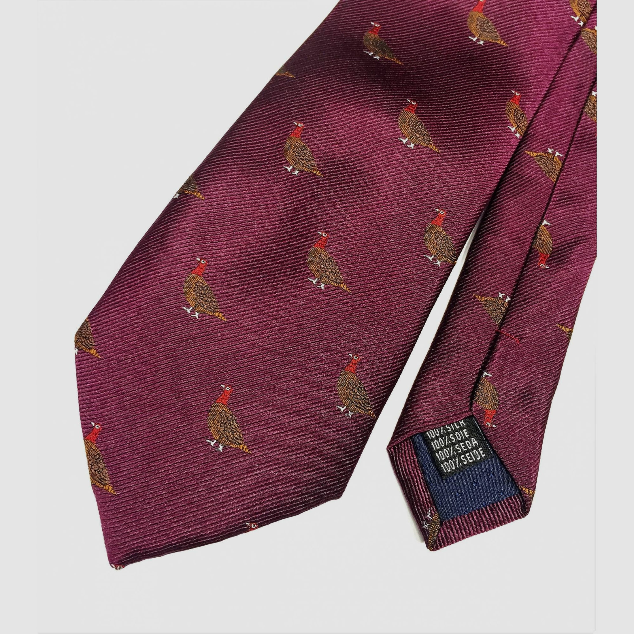 Krawatte "The Grouse Collection", Farbe Moorheather, Sammler-Edition