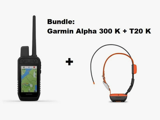 Garmin Alpha 300 K / T20 K GPS - Hundeortung SET!