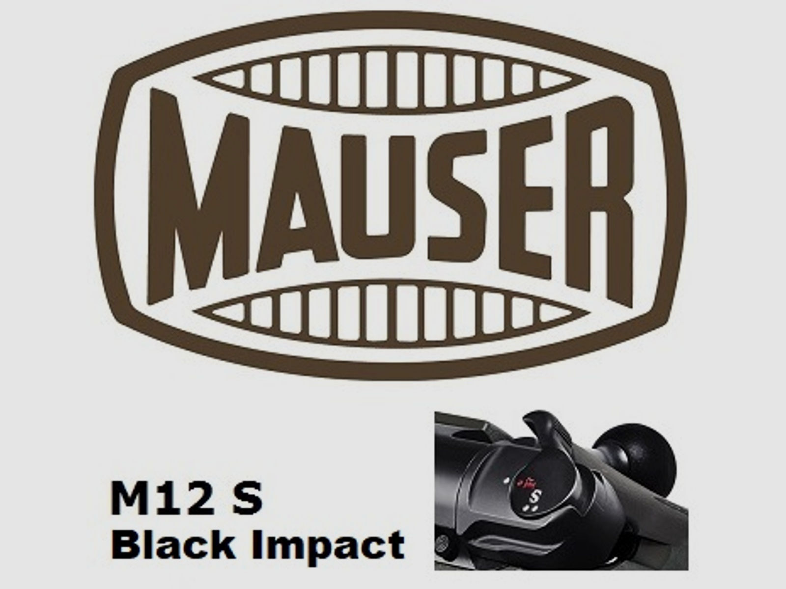 Mauser M12 Black Impact (Handspannung) Mündungsgewinde Repetierbüchse