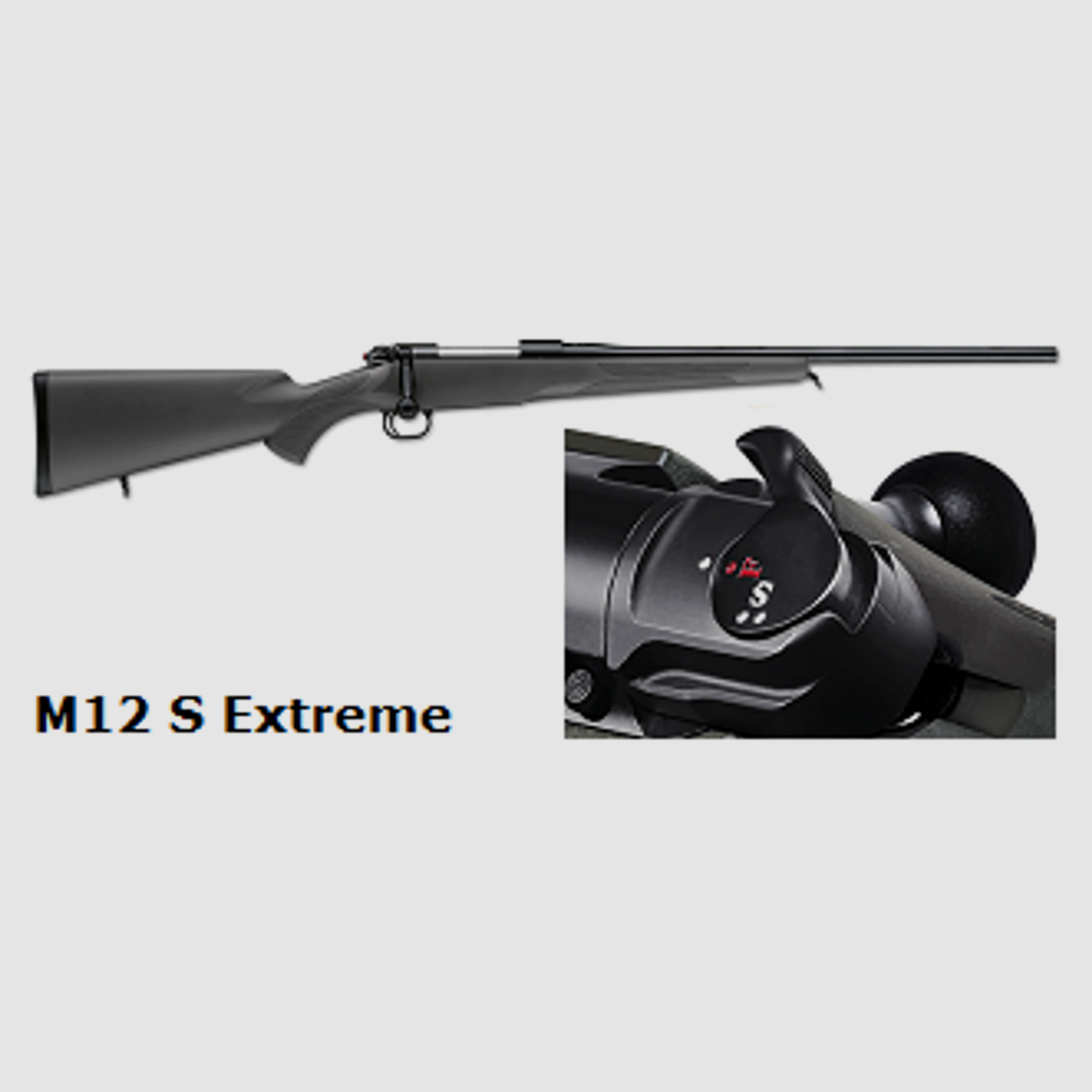 Mauser M12 Extreme (Handspannung) Mündungsgewinde Repetierbüchse