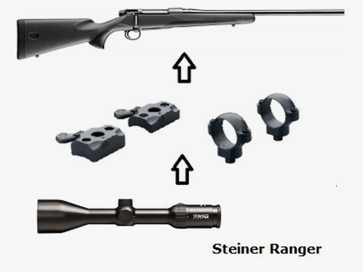 Mauser M18 + Steiner Ranger 3-12x56 + Montage + ... Komplettpaket