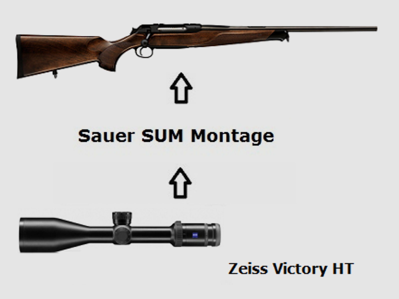Sauer 404 Classic + Zeiss Victory + Montage + ... Komplettpaket
