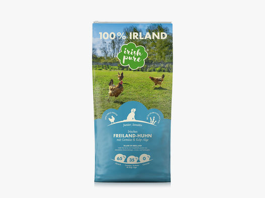 Irish Pure Hundetrockenfutter Irisches Freiland-Huhn Junior