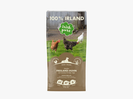 Irish Pure Hundetrockenfutter Irisches Freiland-Huhn Senior