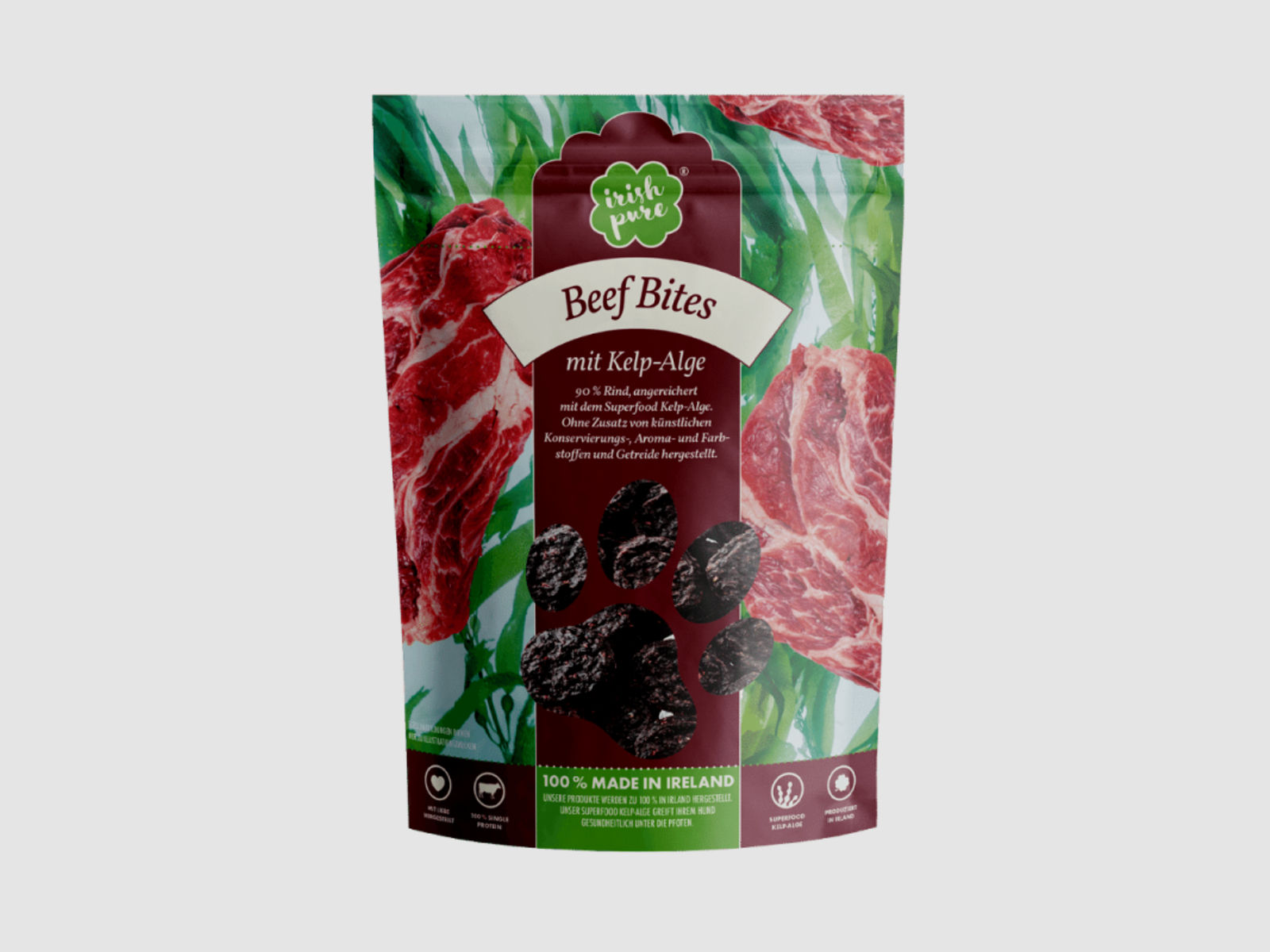 Irish Pure Hundesnack Beef Bites mit Kelp-Alge