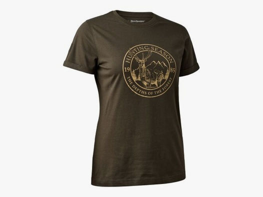 Deerhunter Damen T-Shirt Ella Adventue Green 40