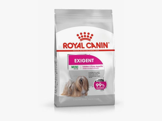 ROYAL CANIN Kleine Hunde Trockenfutter Exigent Mini für wählerische Hunde 3 Kg