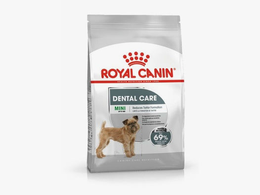 ROYAL CANIN Kleine Hunde Trockenfutter Dental Care Mini für empfindliche Zähne 3 Kg