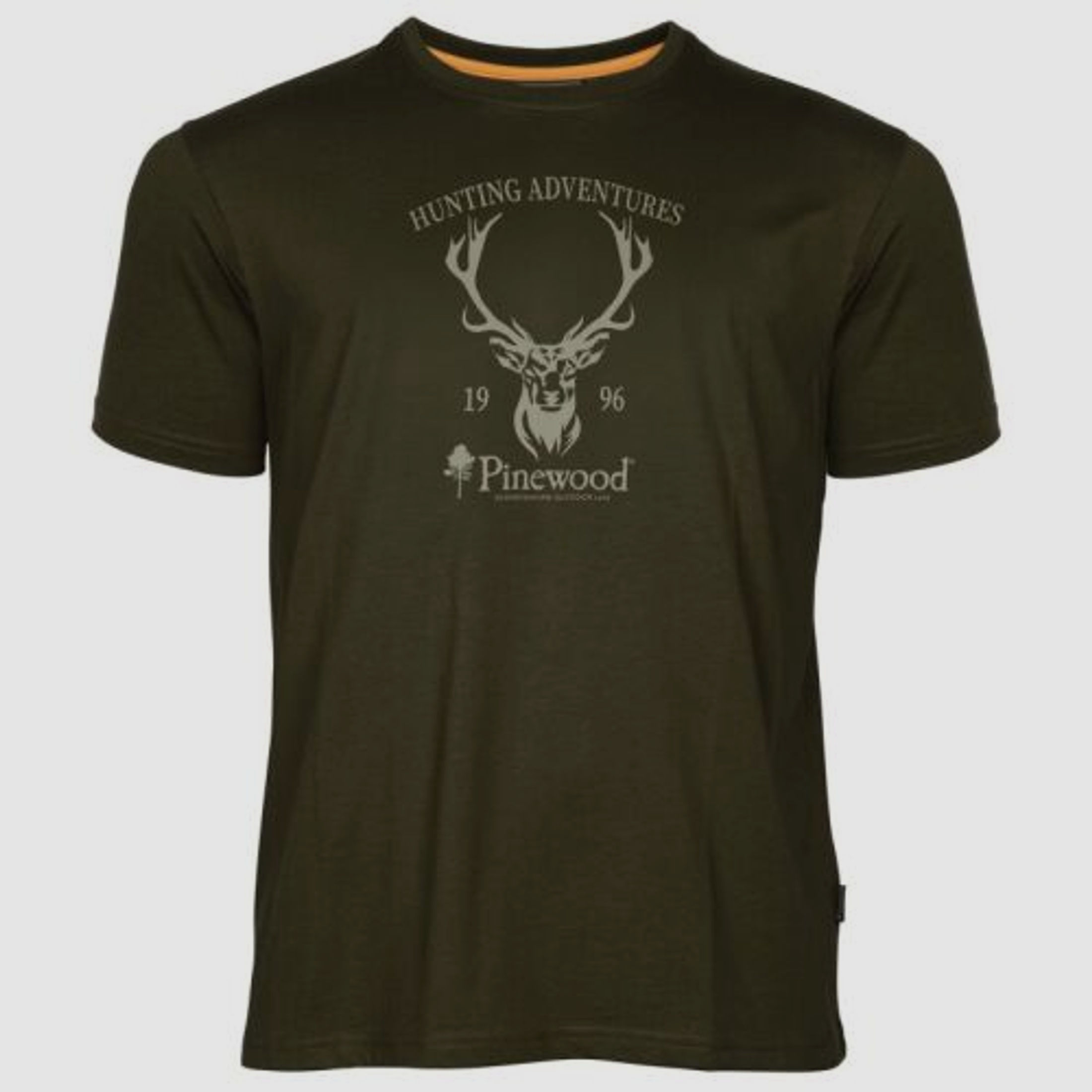 Pinewood Herren T-Shirt Red Deer Green M