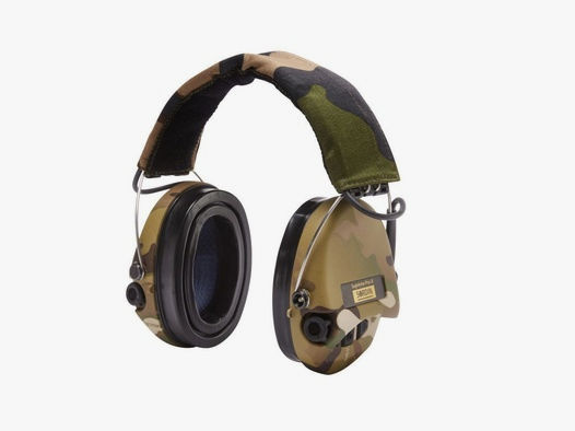 Sordin Gehörschützer Supreme Pro X V23 mit LED, Camo-Bügel, Camouflage